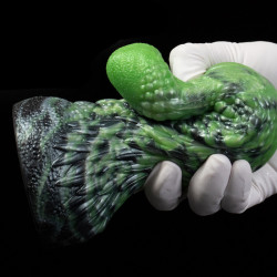 Alienastic Gode Puruk 18 x 6 cm Vert
